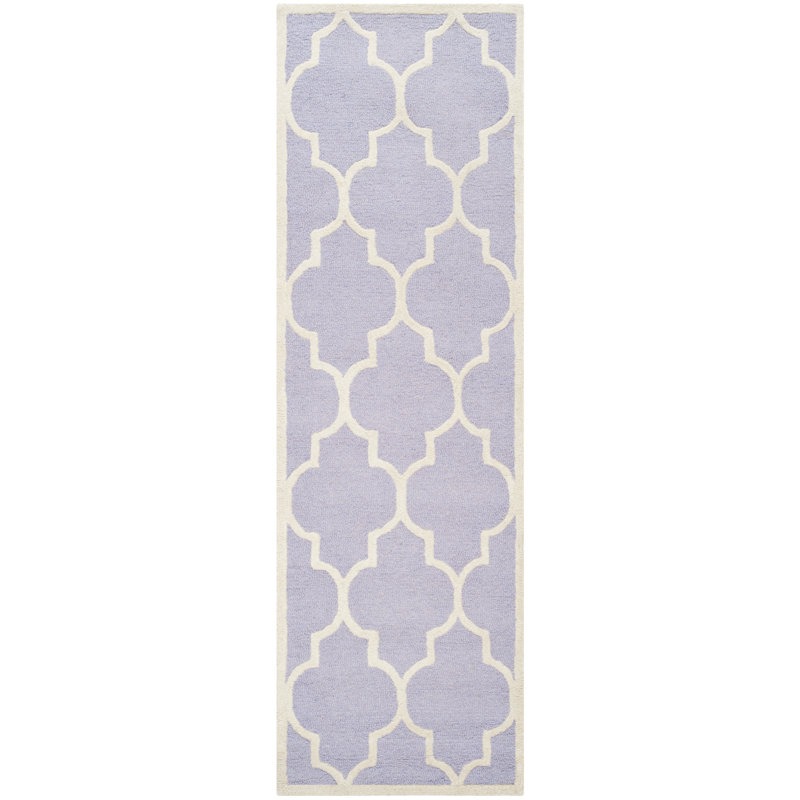 Tapis en laine touffeté à la main Cannen, Tapis de couloir 2 pi 6 po x 8 pi