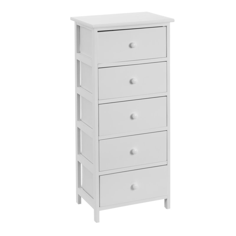 Roselyn 40cm W 5 - Drawer Chest of Drawers