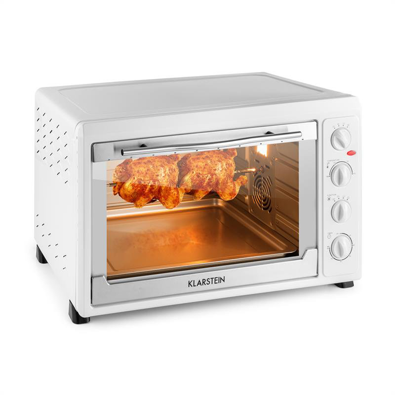 Klarstein Toaster Oven with Rotisserie, Black
