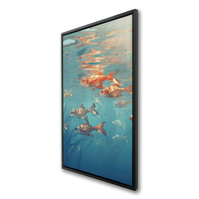 Surface tension - 24"x48" Framed canvas