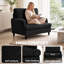 Upholstered Corduroy Armchair-1663064218