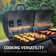 Char-Griller Dual-Function 2-Burner Propane Gas and Charcoal Combination Grill and Smoker