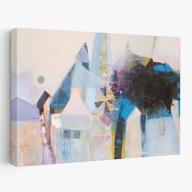 Spinning Mill 1 - Art abstrait, H 24 po x l 16 po