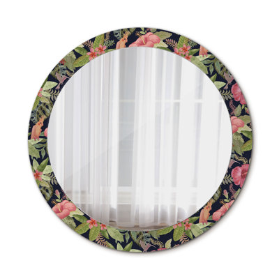 Huldar Glass Flat Wall Mirror