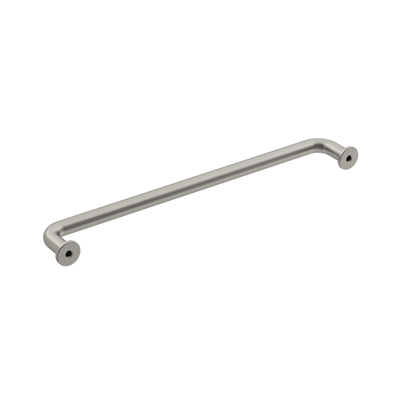 Poignée d'armoire en nickel satiné centre à centre de 7-9 / 16 po (192 mm) Factor, Nickel satiné, 7 9/16"