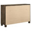 Commode 8 tiroirs Bren Rustic Golden Brown