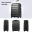 Ensemble de valise à roulettes 3 pièces avec serrure TSA 20 "24" 28 "En stock-129384428-129384430