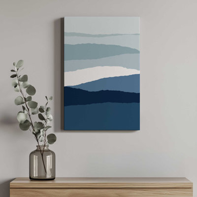 Blue Abstract II by Garima Dhawan Art Print