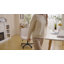 Chaise de travail pivotante en tissu Caelie-105049651