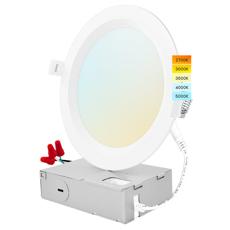 Ensemble d'éclairage encastré Canless 6 "Ultra Slim