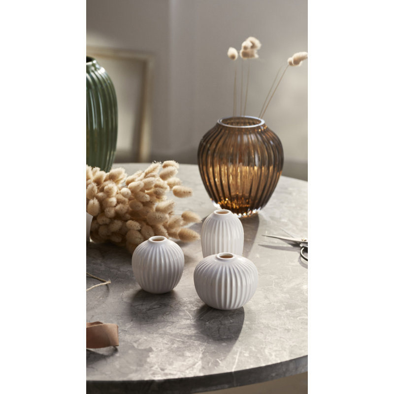 Hammershøi Stoneware Table Vase, 8.3" H x 6.7" W x 6.7" D
