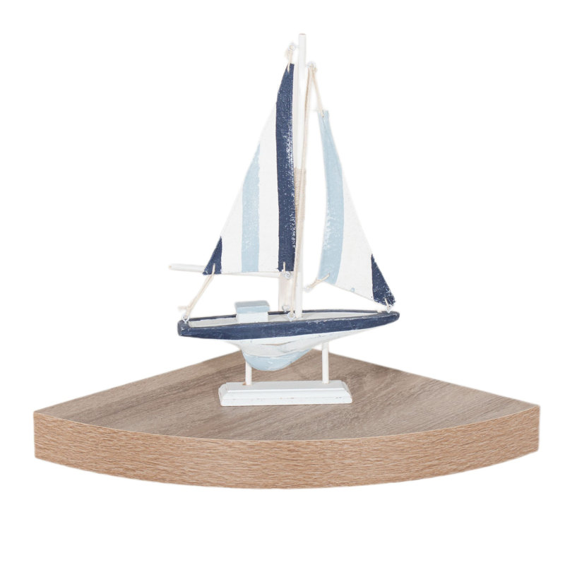 Hudson Floating Shelf, Brown