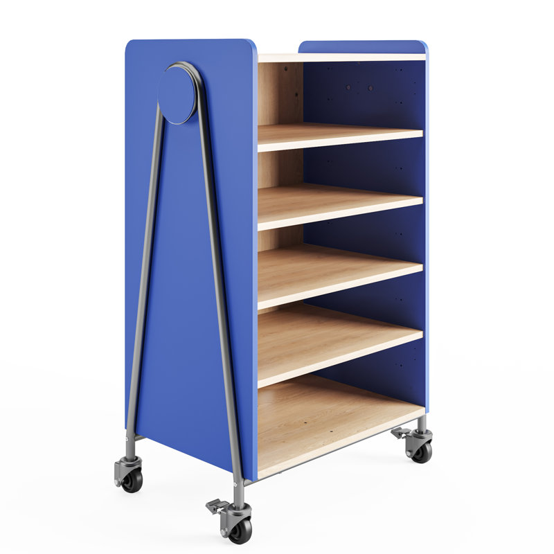 Étagère à 5 compartiments Whiffle, Bleu