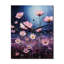 Horloge murale Zinnias Violet Serenade III - Floral-147707643