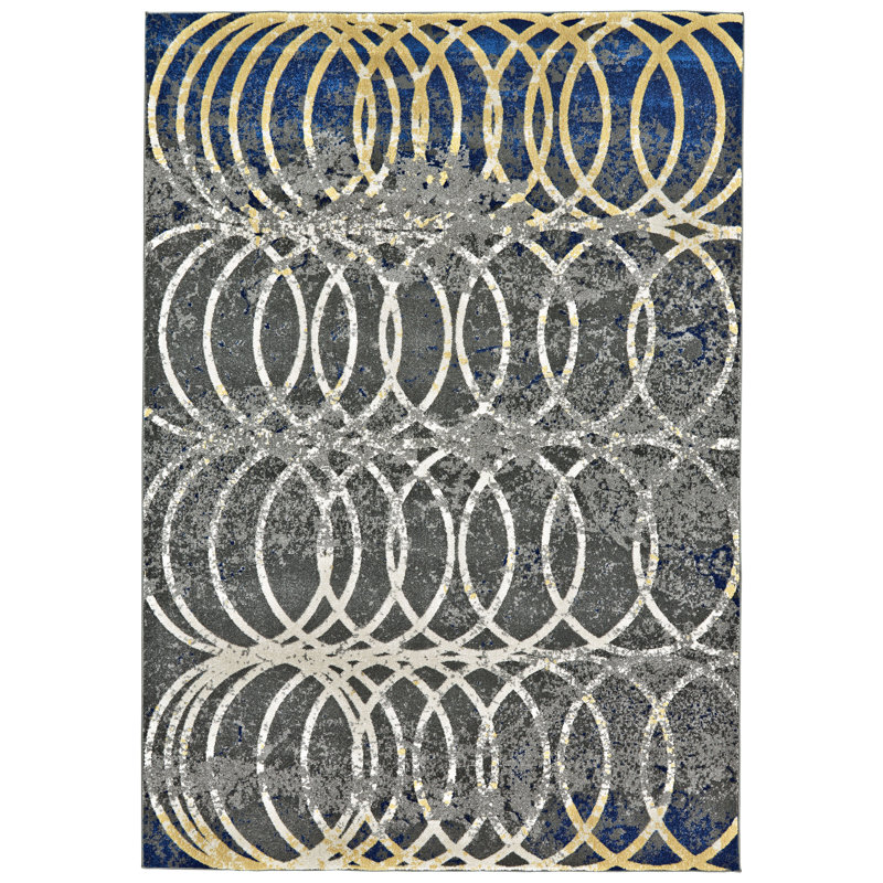 Auvillar Geometric Indoor Rug, Rectangle 10' x 13'2"