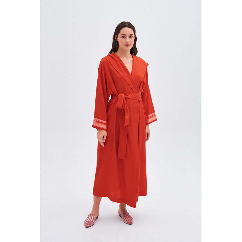 Hoody Kimono Orange