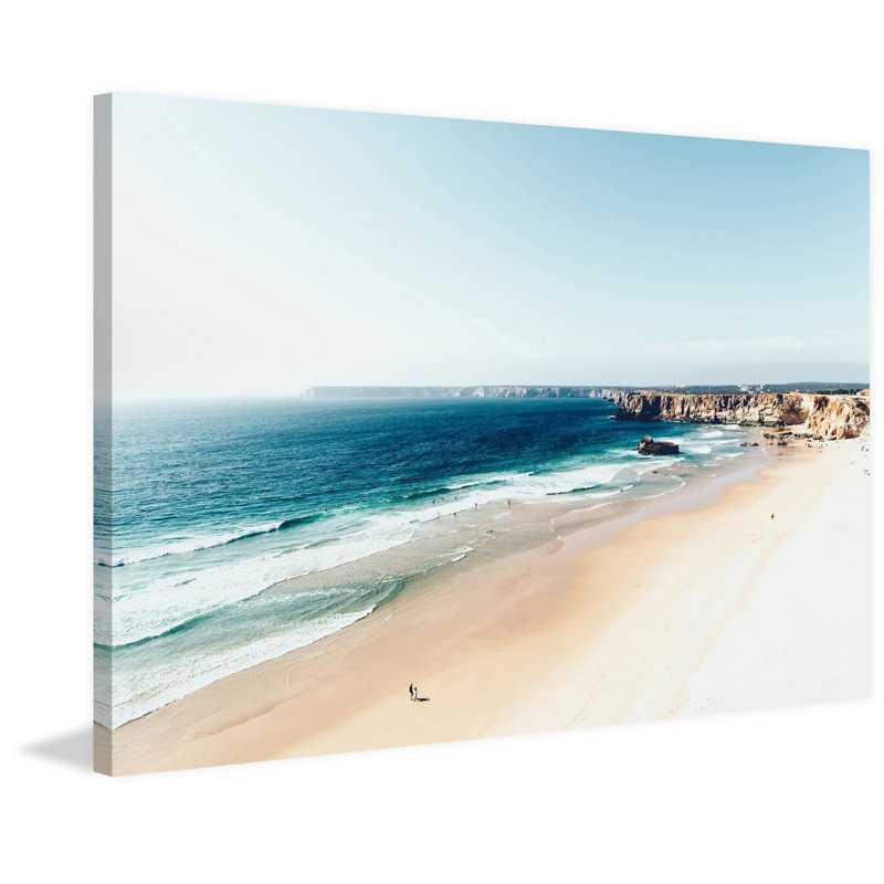 «As Far as the Eye Can Sea», reproduction de photo de Corsham, H 40 po x l 60 po x P 1,5 po, Toile tendue