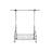 Chrome Metal Clothes Rack Extendable Bar