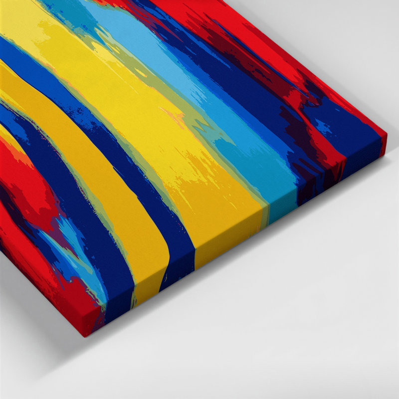 Art abstrait sur toile abstrait, H 24 po x l 20 po