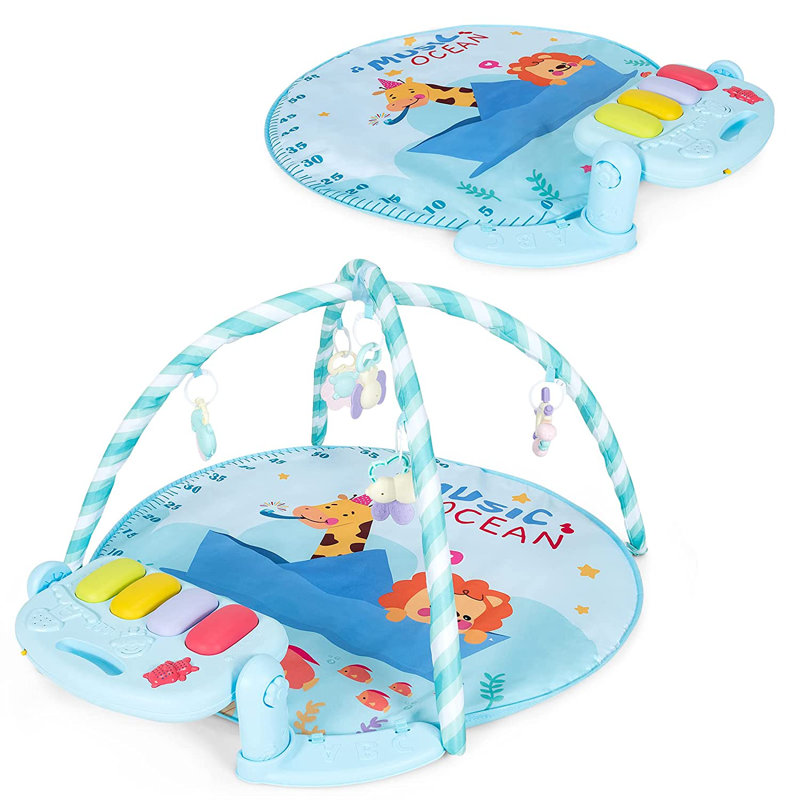 Lunas 86cm L with Hanging Toys, Blue