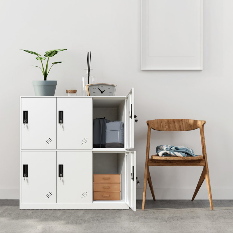 Metal 90cm Storage Cabinet with Handle