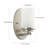 1-Light sand nickel dimmable glass wall lamp-894487147