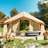 Inflatable Tent With Clear Skylight, 4-6 Person Waterproof Blow Up Tents, 4 Seasons For Camping & Hiking, Glamping With Pump &stove Jack,  Beige-118727223
