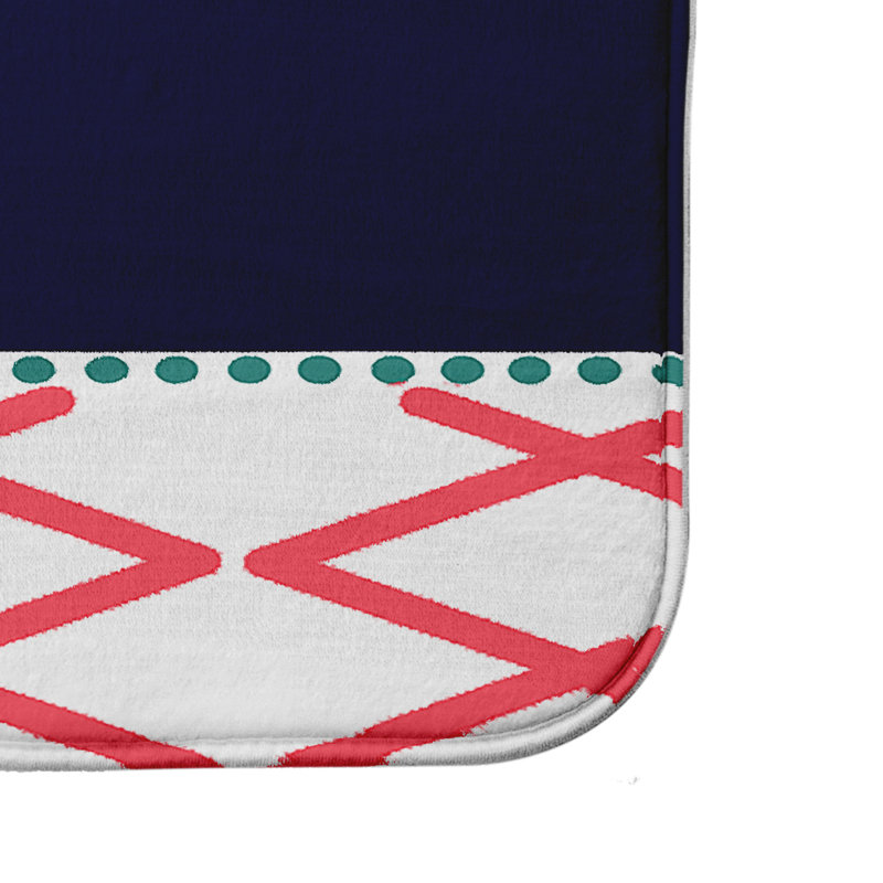 Tapis de bain Madeline, l 24 po x L 17 po, Rose