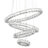 Ariabella 4-Light Polished Brass Modern Crystal LED Chandelier with Stainless Steel Frame-1731659889