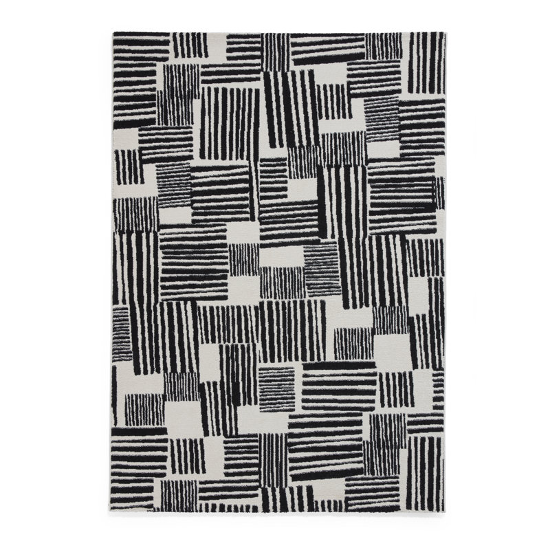 Chafin Geometric Shapes Area Rug, Rectangle 160 x 230 cm