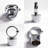 CP Loop & Flange for Ceiling Support, Zinc-Plated Finish