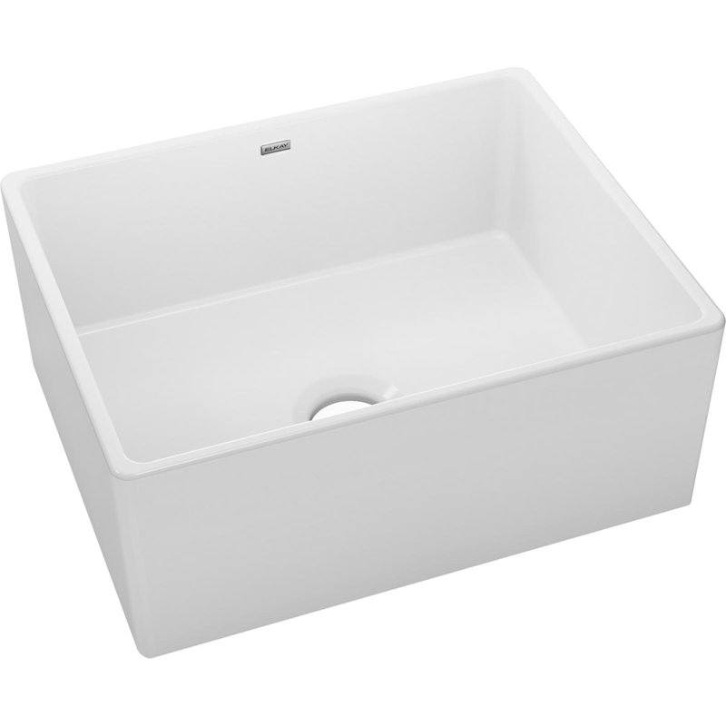 Évier de cuisine Elkay Fireclay L 25 po x l 19 po, Blanc