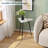 Small Black Side Table, Triangle Side Table, Modern Narrow Bedside Table-980132635