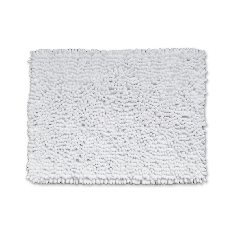 Norihisa Jumbo Bobble Bath Mat, White