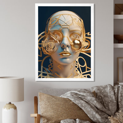 Portrait de science-fiction rétro-futuriste I
