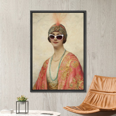 " Woman Stylish Retro Sunglasses "