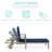 79X26in Acacia Wood Outdoor Chaise Lounge Chair W/ Adjustable Backrest, Table, Wheels-2053684026-2053684025