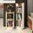White Modern pvc Standard Bookcase-118728580