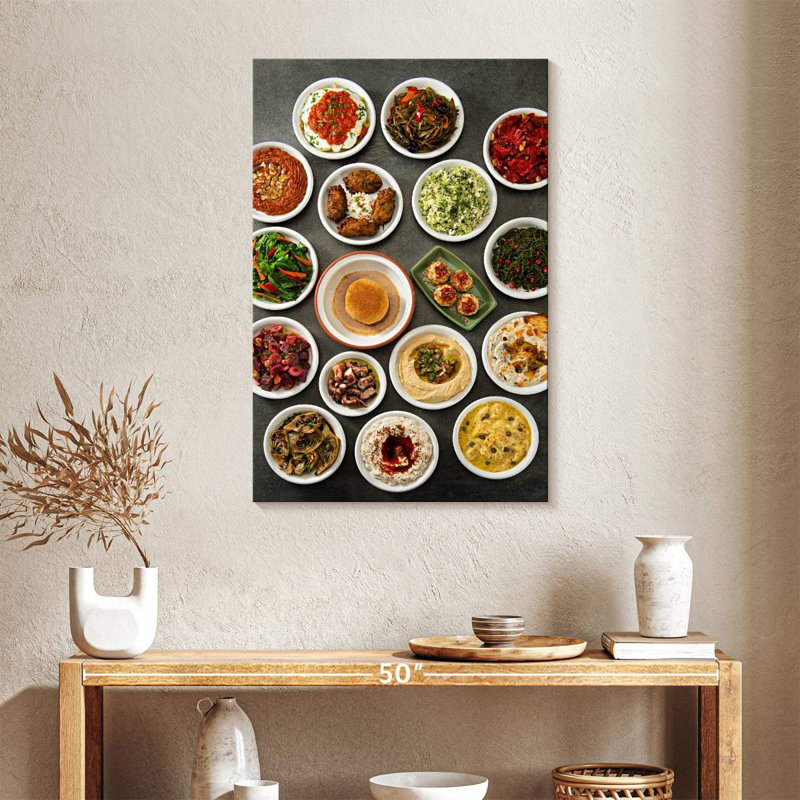 Yarlin Turkish Meze Spread, 36" H x 24" W