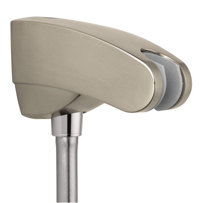 Showerpower Porter E Holder with Outlet, Polished Nickel