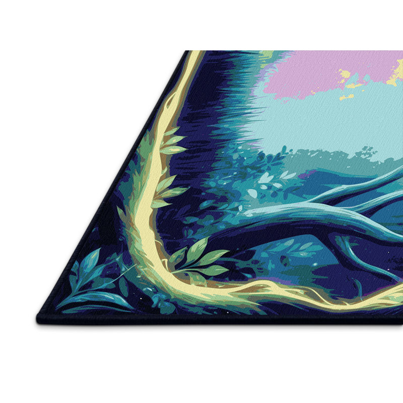 Tapis Eclipsed Meadow, Rectangulaire 3 pi x 5 pi