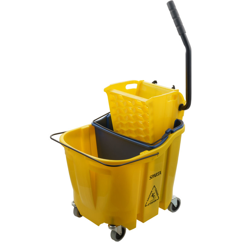 Combo seau à vadrouille 35 qt OmniFit, Jaune