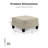 Luka Square Chenille Storage Ottoman-17164336