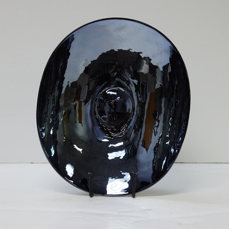 Obsidian Glass Charger