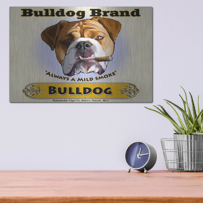 " Bulldog Cigar " by Brian Rubenacker, 12" H x 16" W