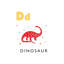 Alphabet Flash Cartes D - impression d'art graphique-52836736-52836738-52836743