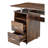 Solid Wood Computer Desk,office Table With Pc Droller, Storage Shelves And File Cabinet , Two Drawers, Cpu Tray,a Shelf Used For Planting, Single , Hps, 47.24''l 21.65''w 34.35''h