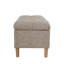 Banc de rangement rembourré à couvercle rabattable-124300378