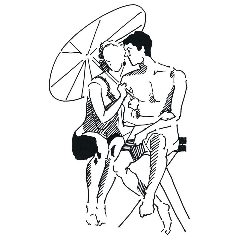 « new love », reproduction d’art sur toile tendue, H 12 po x l 8 po x P 1,5 po