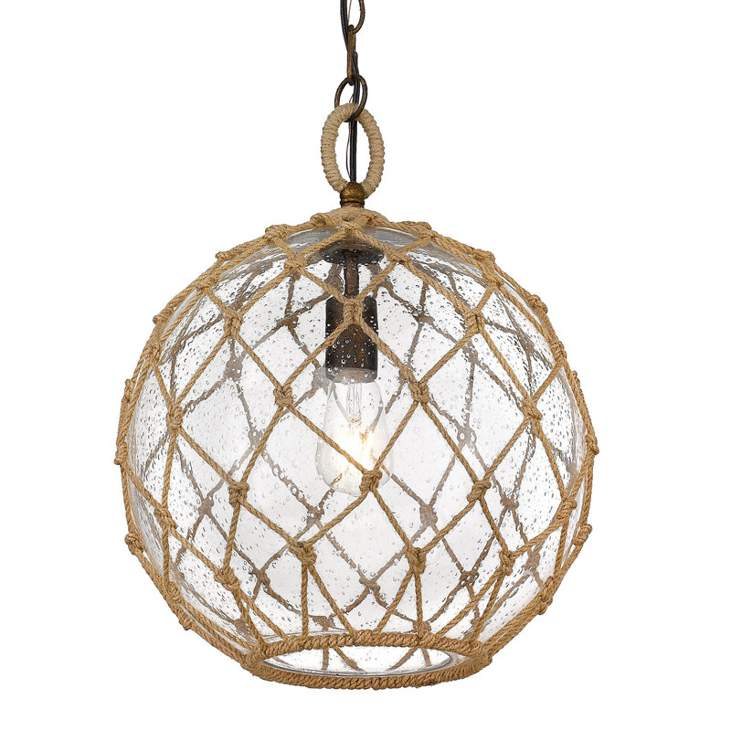 Pawlowski 1 - Light Burnished Chestnut Sphere Pendant